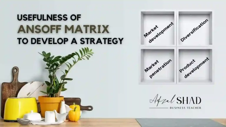 Usefulness of Ansoff Matrix to develop a strategy